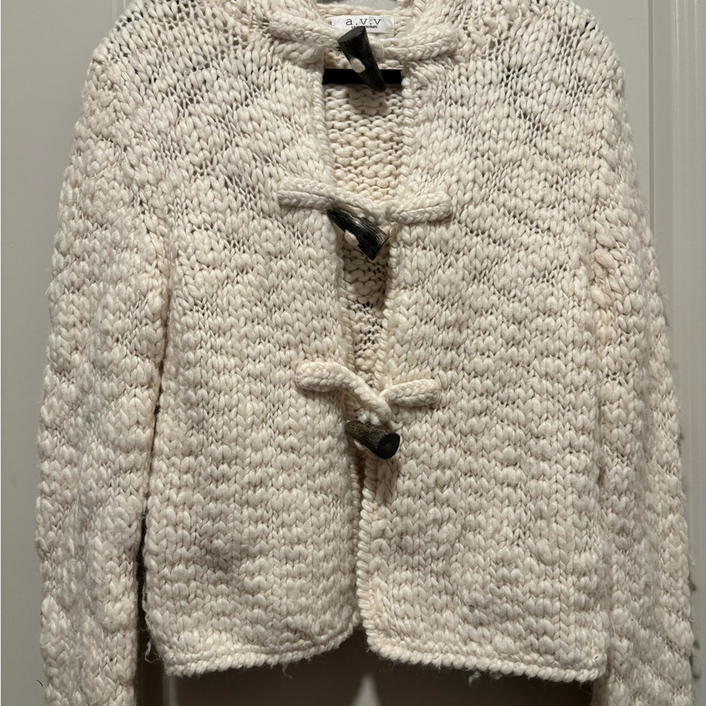 Chunky Knit Toggle Sweater